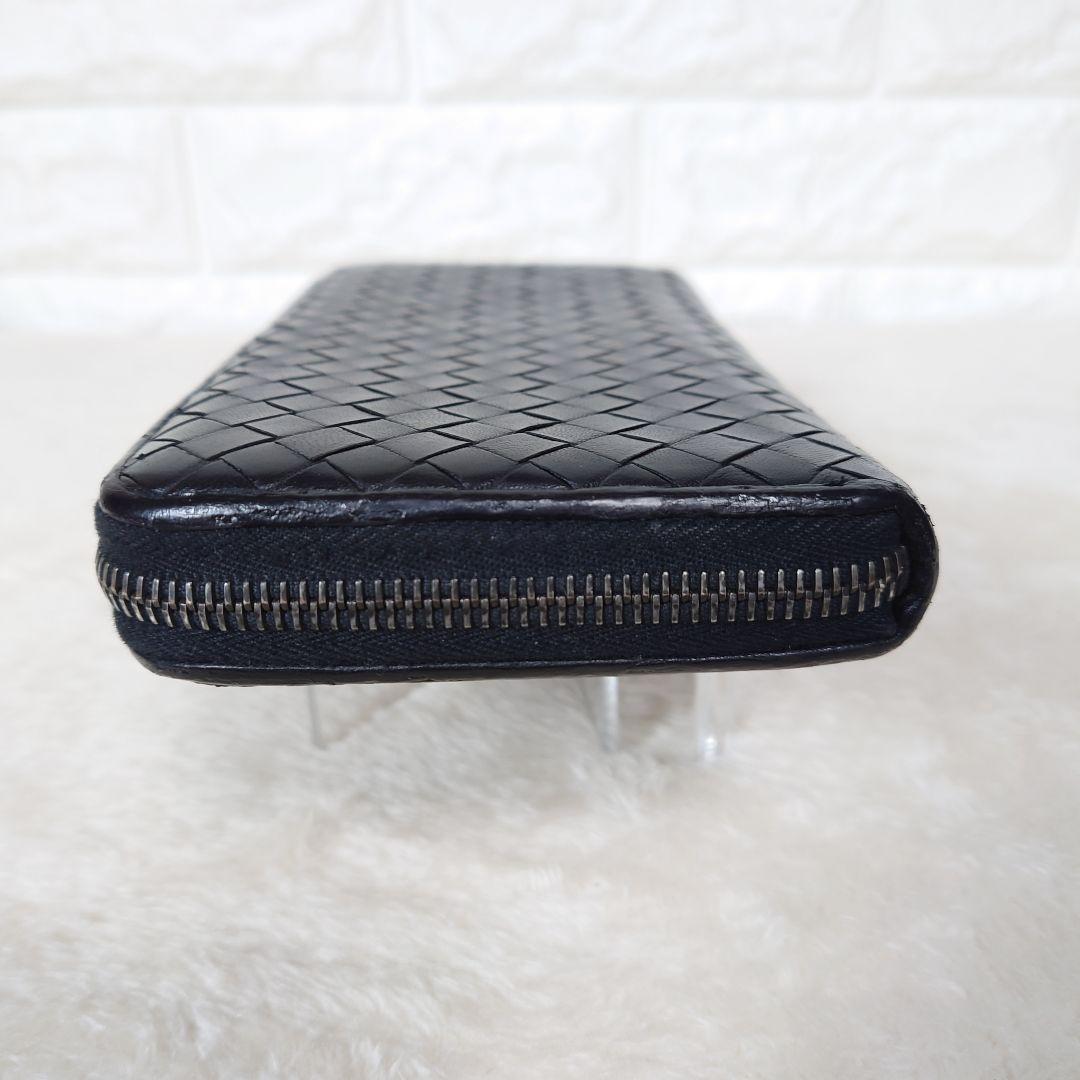 BOTTEGA VENETA イントレチャート 長財布 ラウンドファスナー