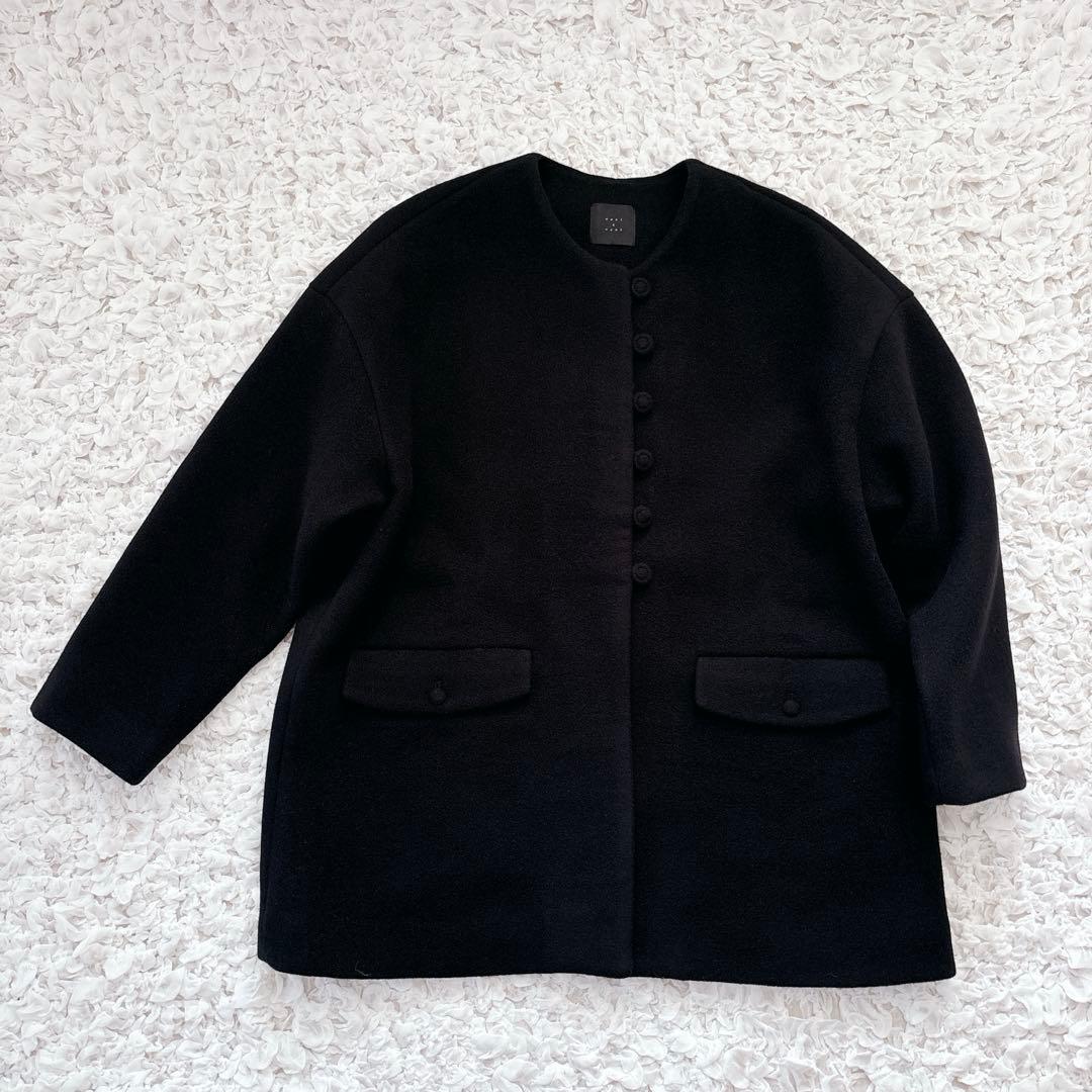 オオカミとフクロウ　オオカミと新しい朝と灯りと“がいとう” ウール　コート