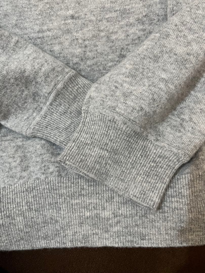 drawer ドゥロワー 24aw カシミヤ100 ニットセーター グレー　美品