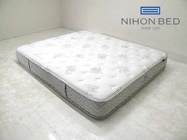 【展示品】日本ベッド 「シルキーシフォン」 クイーンサイズマットレス 約30万