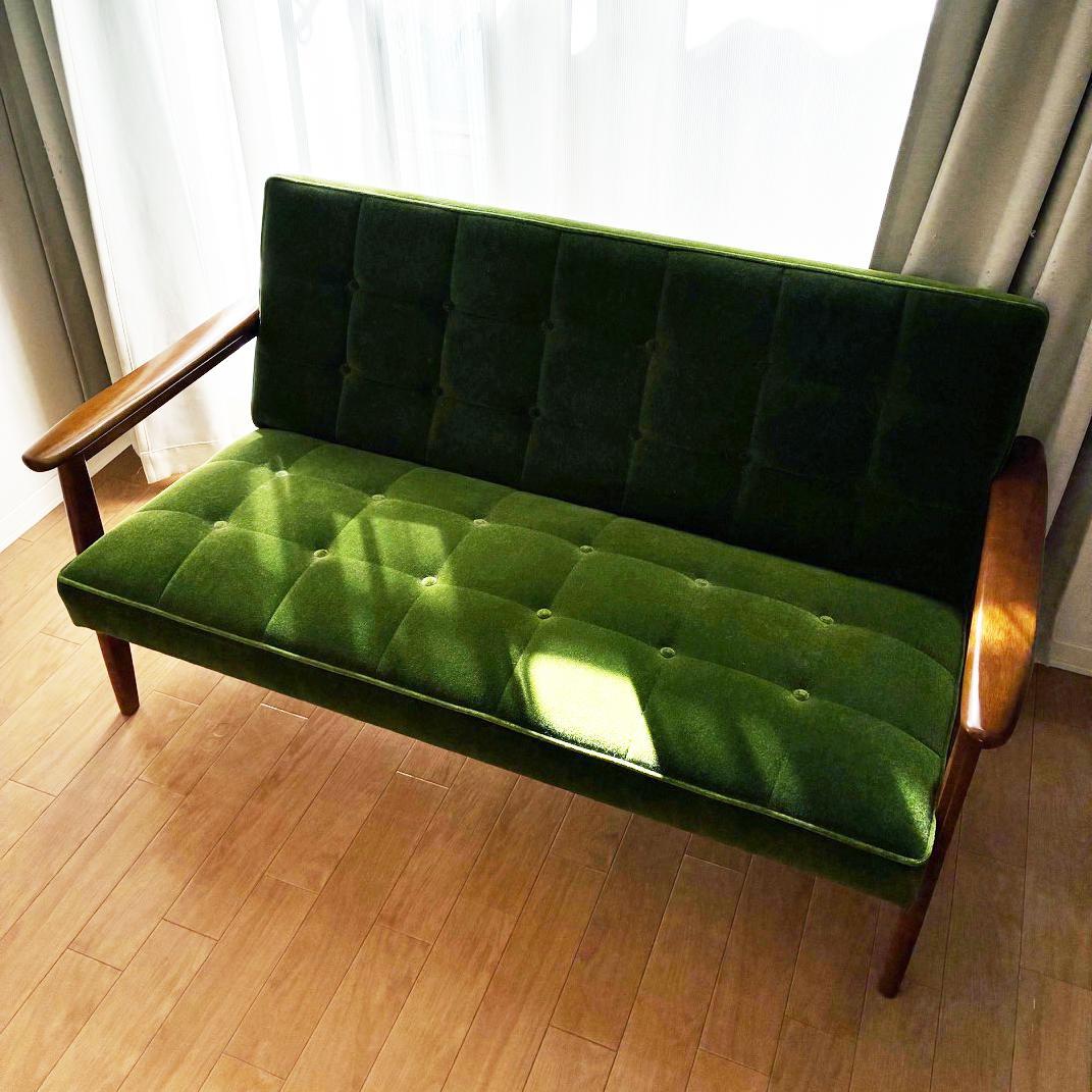 【イエティ】カリモク60 Kチェア 2シーター