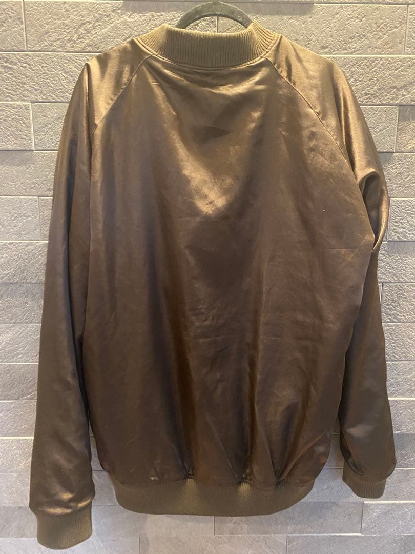 【美品】Schott リバーシブル ベロア スカジャン スカル 刺繍 ジャケット