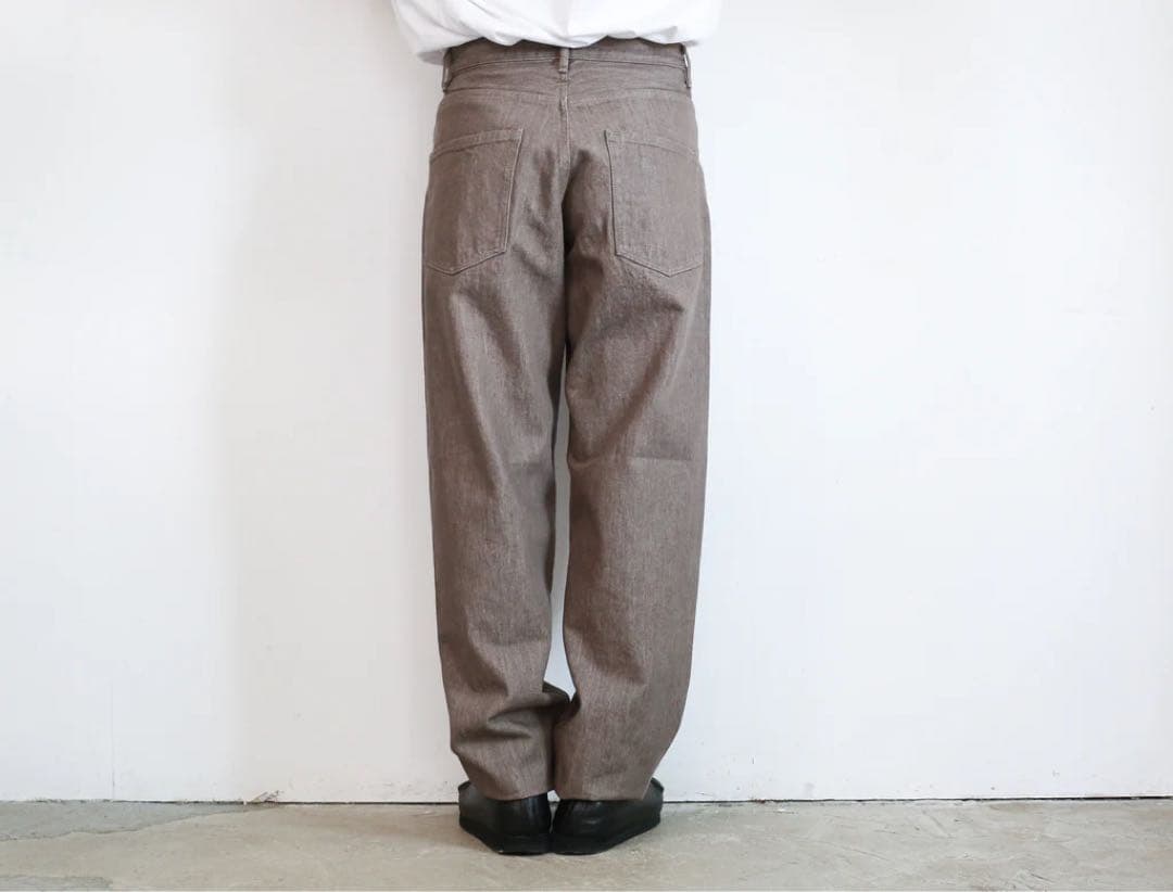 パンツ HARD TWIST BROWN DENIM 5P PANTS 24 BROWN