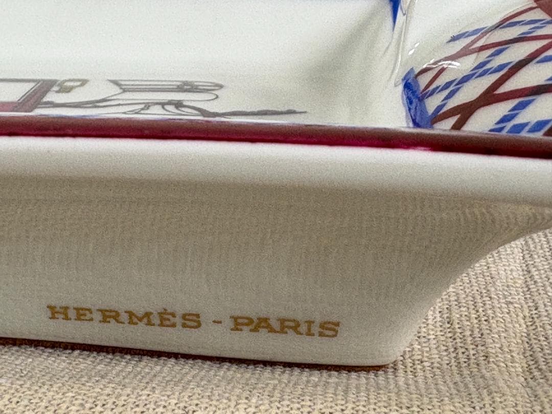 HERMES エルメス 灰皿 カレッシュ アッシュトレイ 小物入れ 馬車