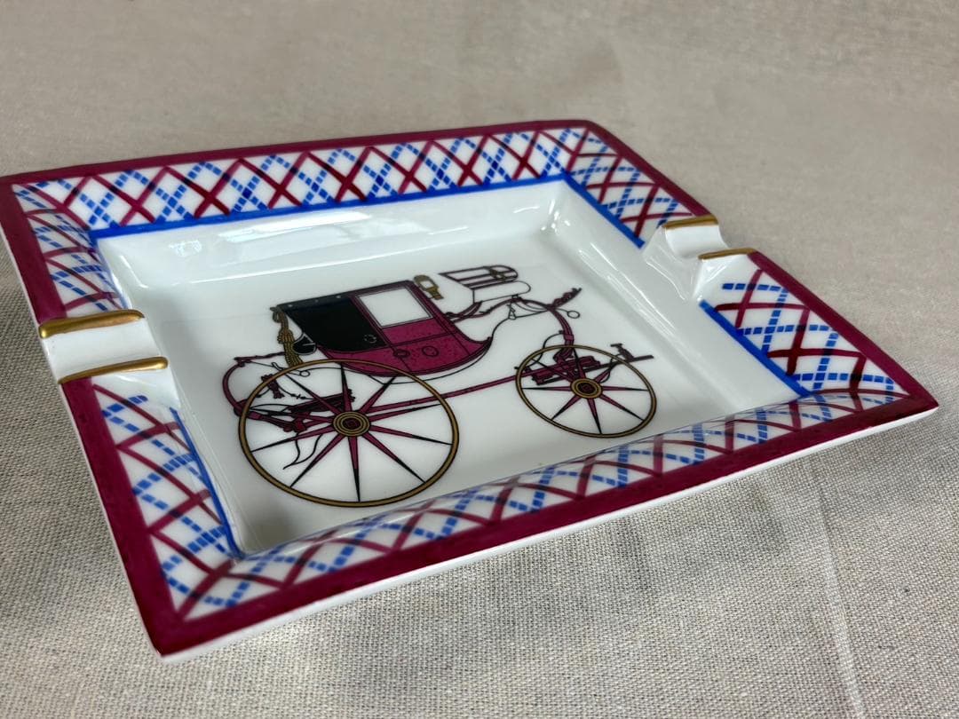 HERMES エルメス 灰皿 カレッシュ アッシュトレイ 小物入れ 馬車
