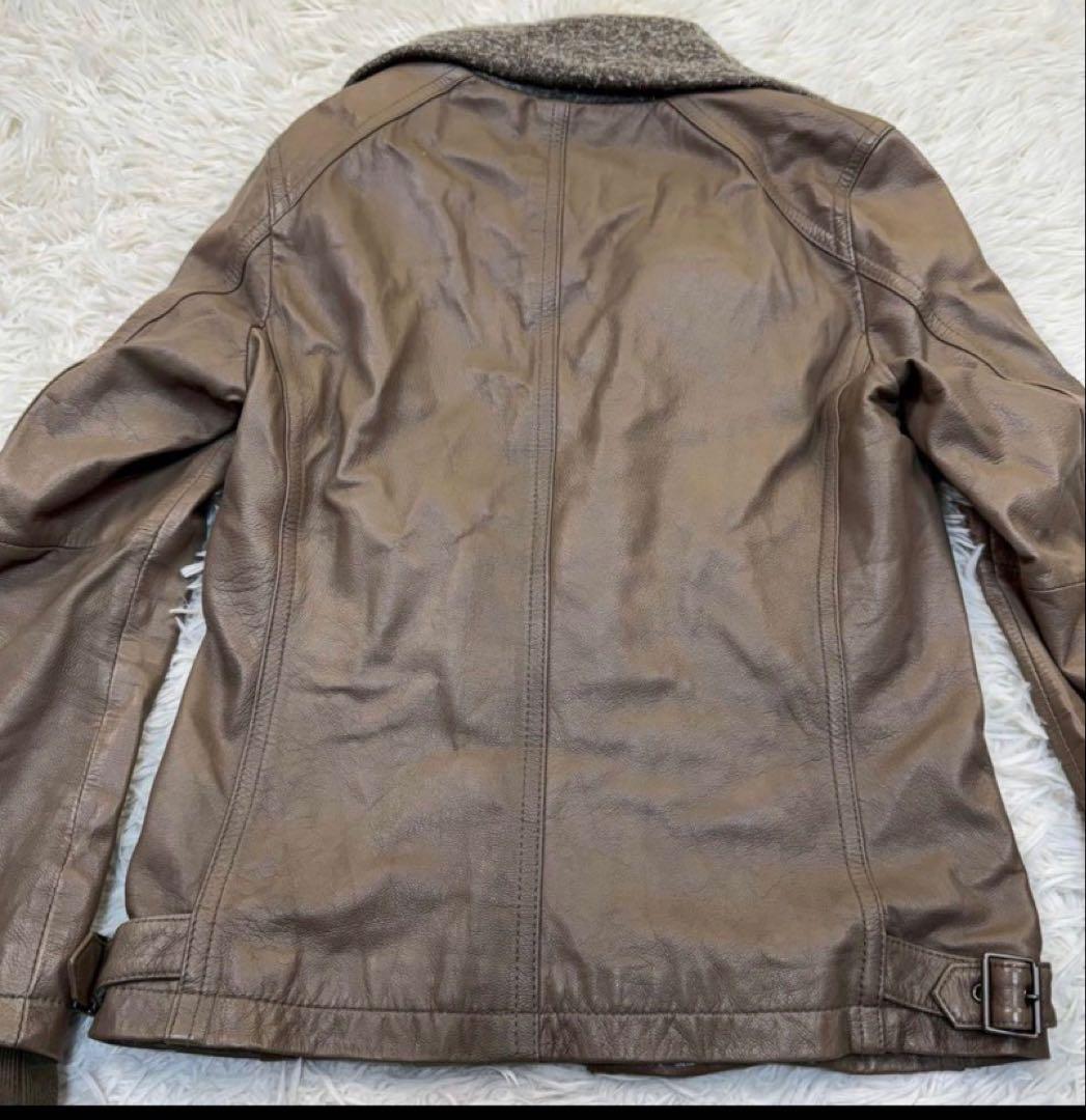 美品✨ キャサリンハムネットロンドン ゴートスキン ダブルライダース Mサイズ