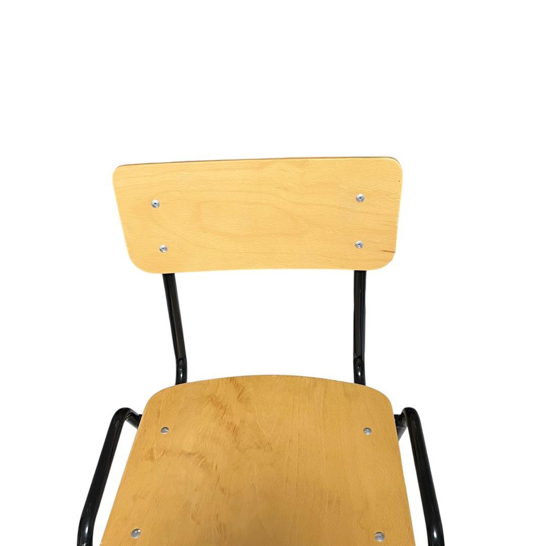 【美品】 スクールチェア プライウッドチェア　学校椅子　BT-003 不二貿易
