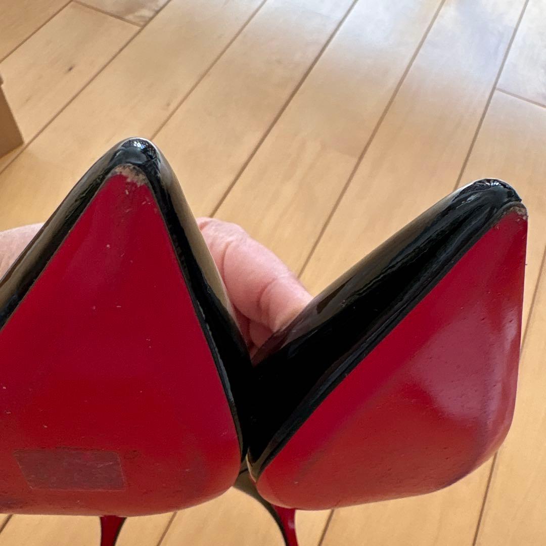 クリスチャンルブタン　エナメルパンプス　36.5