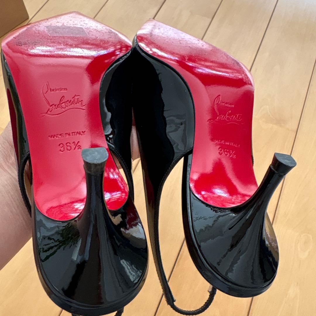 クリスチャンルブタン　エナメルパンプス　36.5