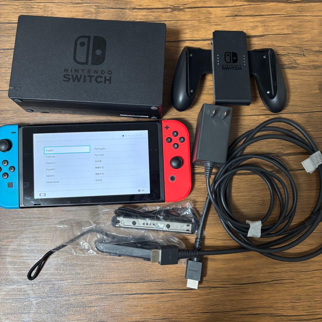【スイッチ】Nintendo Switch（動作確認済み、SDカード付き）