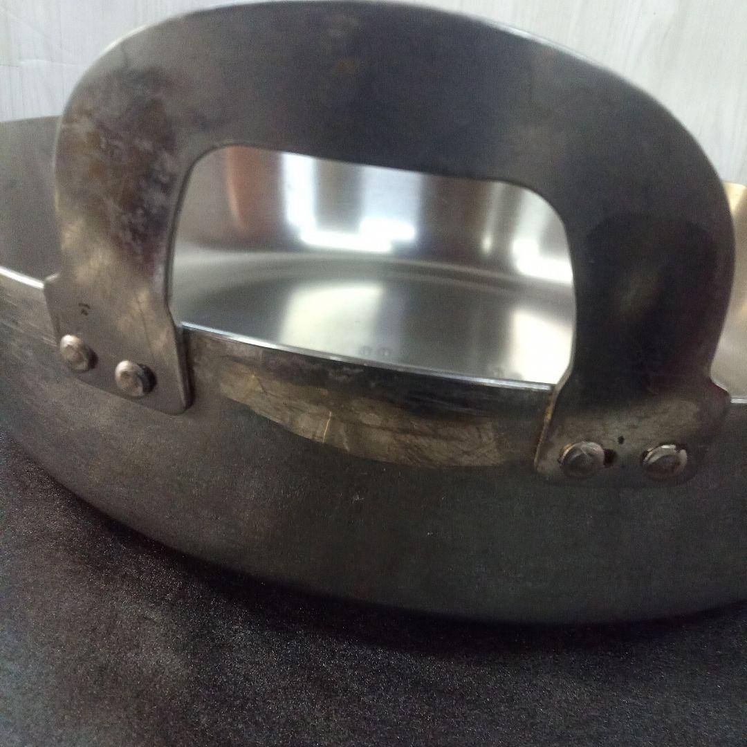 883.ステンレス製 /業務用 /大型鍋 /天ぷら/揚げ鍋 /40cm