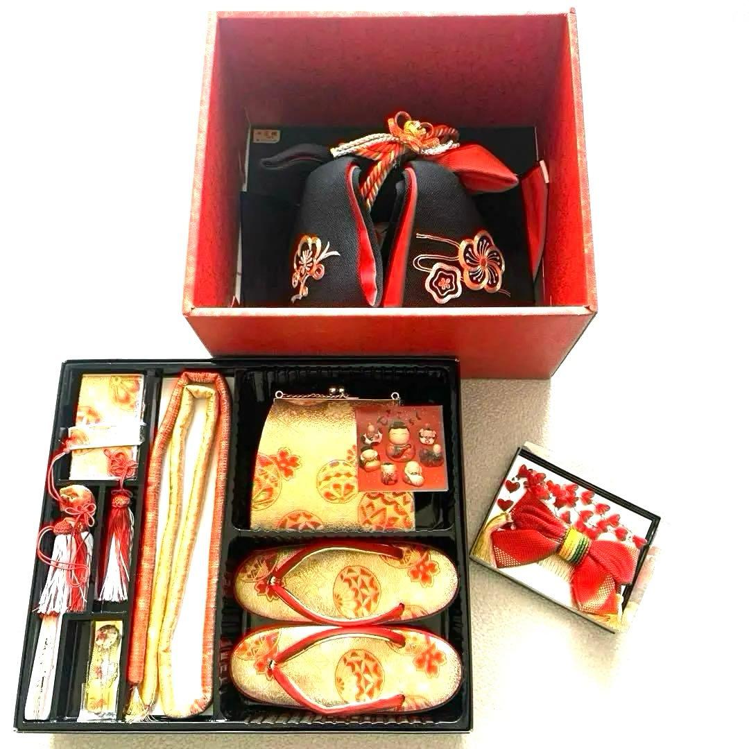七五三小物セット 箱せこセット　7歳お祝用