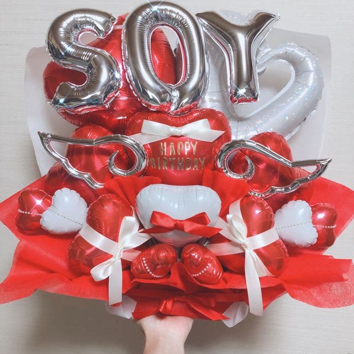 バルーンギフト　推し　誕生日　成人式　生誕祭　バルーンアレンジ  クリスマス