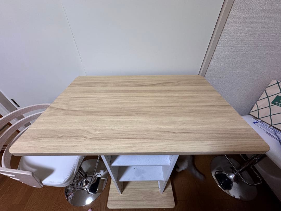 【早く受取可能な方更に値下げ】最終値下げ❗️収納付きカウンターテーブルセット