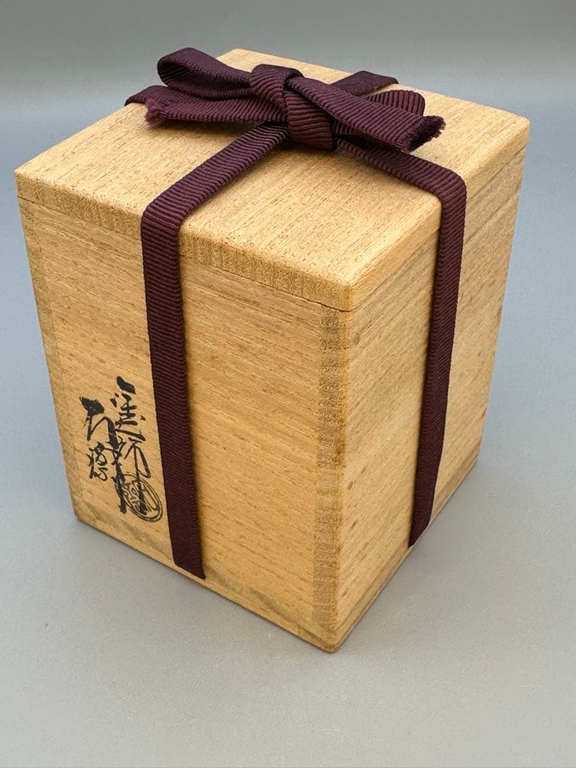 茶道具棗　辻石斎　波に千鳥　薬器