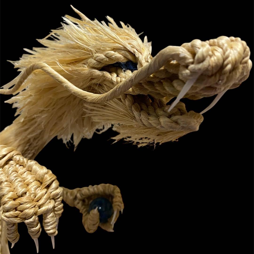 高級精麻(神事に使われる麻)ドラゴンアートオブジェあなたの為にお作り致します