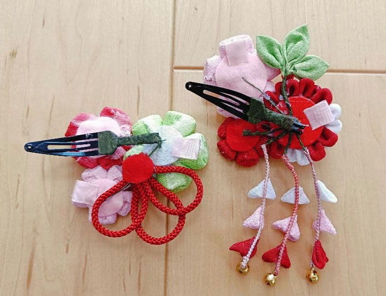 七五三着物セット うさぎモチーフ ハンドメイド小物付き キャサリンコテージ