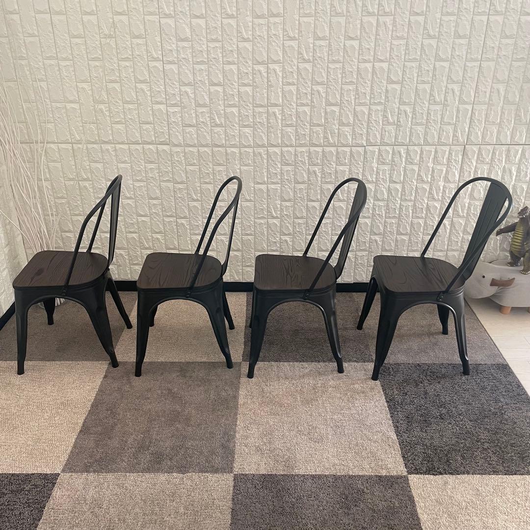 都内23区送料無料✨ 4人掛けダイニングテーブル✨イス4脚セット