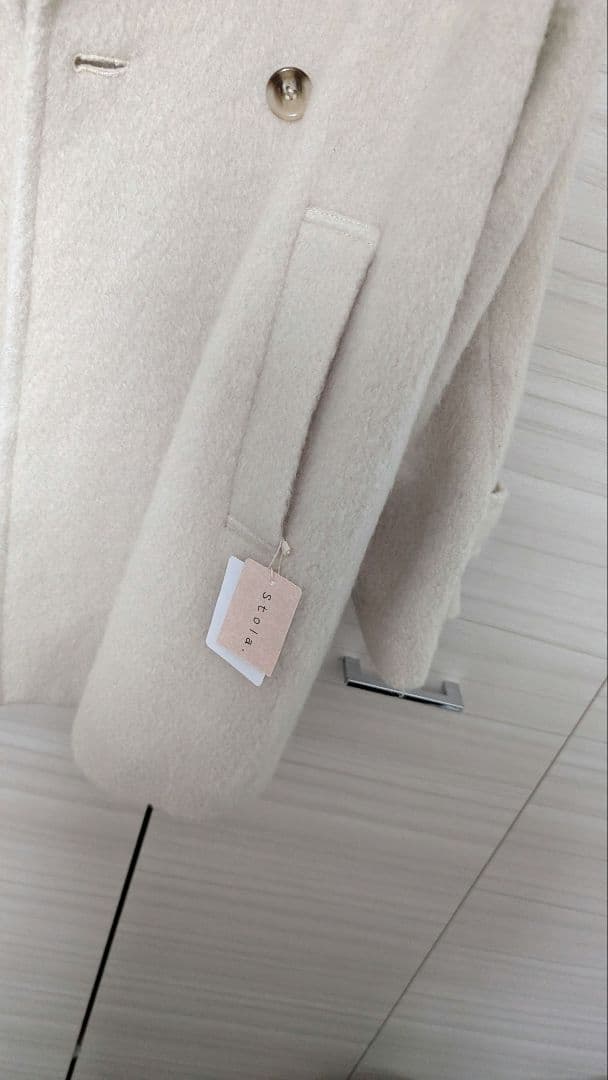 新品タグ付き　stola シャギーコート