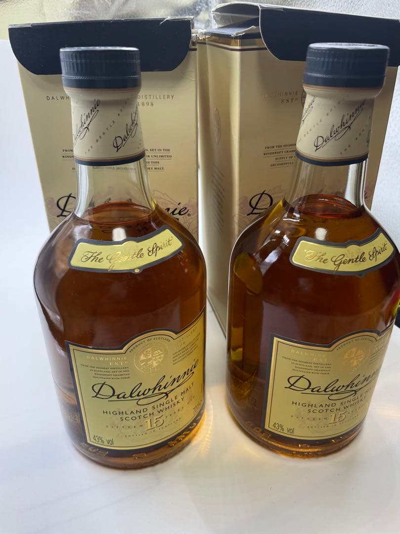 Dalwhinnie 15年 シングルモルトウイスキー 700ml 2本