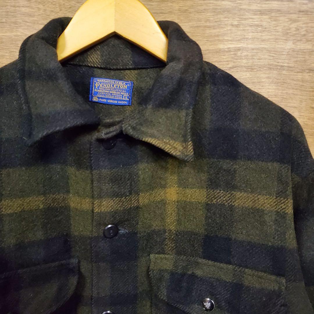 60s Pendleton ウール チェックジャケット USA製 vintage