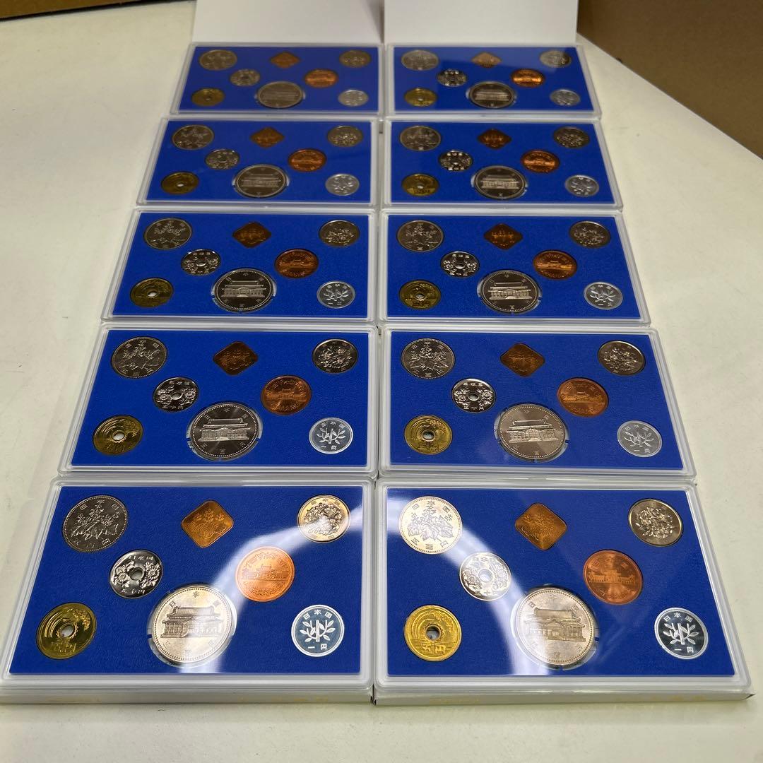 5913 沖縄復帰二十周年記念貨幣入り 貨幣セット 平成4年 10セット