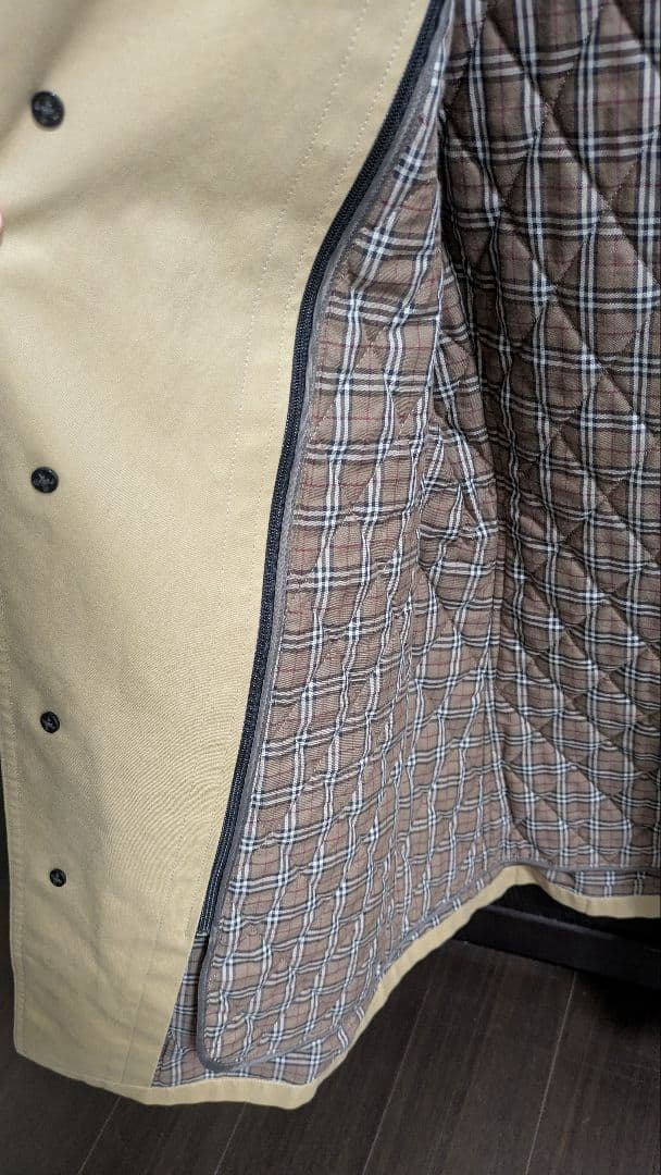BURBERRYメンズ ベージュ トレンチコート Lサイズ