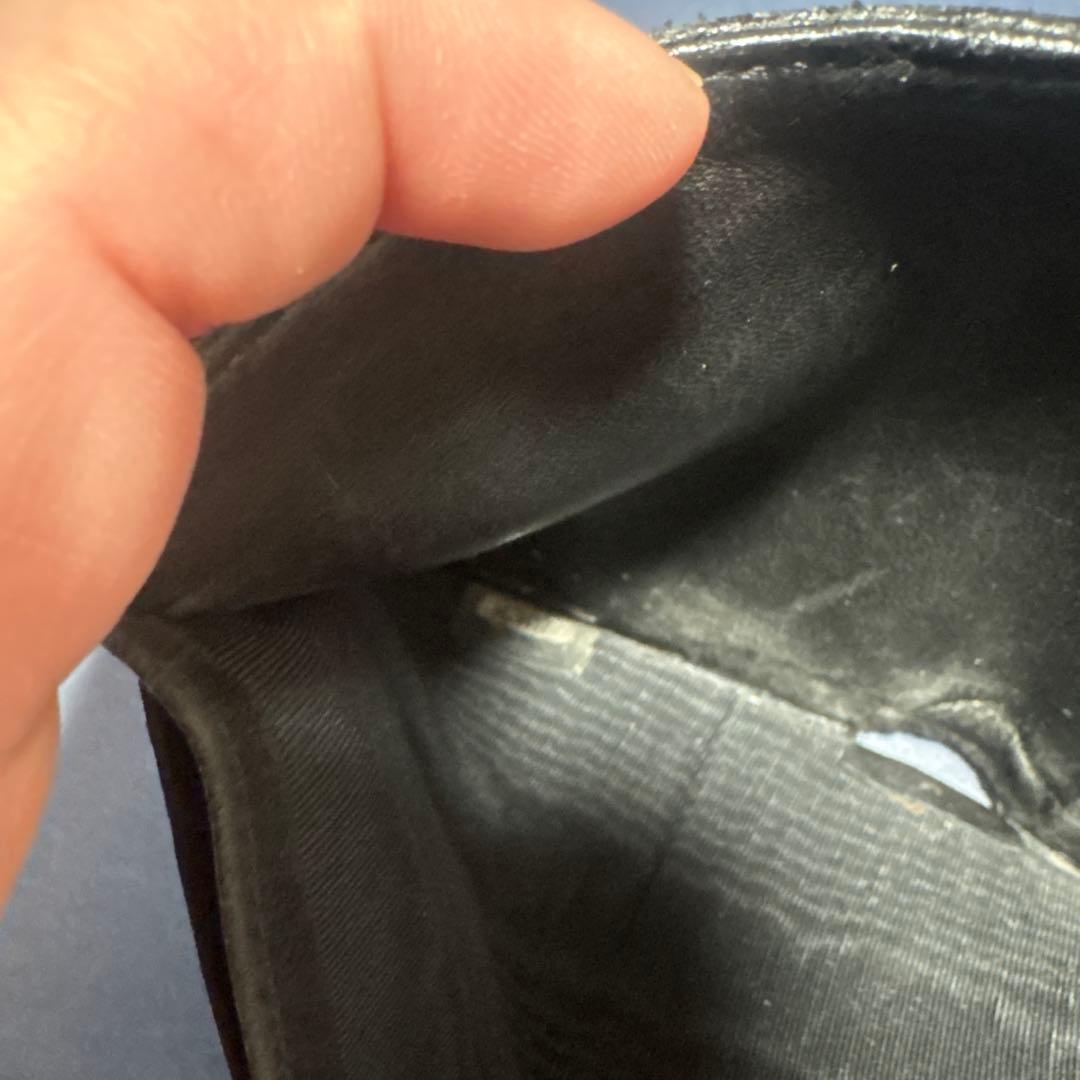 正規品　CHANEL ビコローレ ラムスキン 二つ折り財布 Wホック