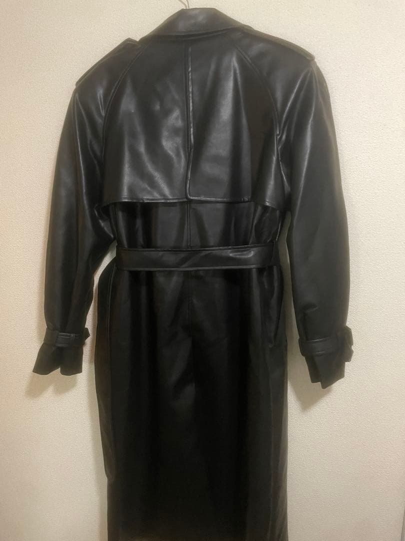 ARGUE CULTURE PUレザートレンチコート