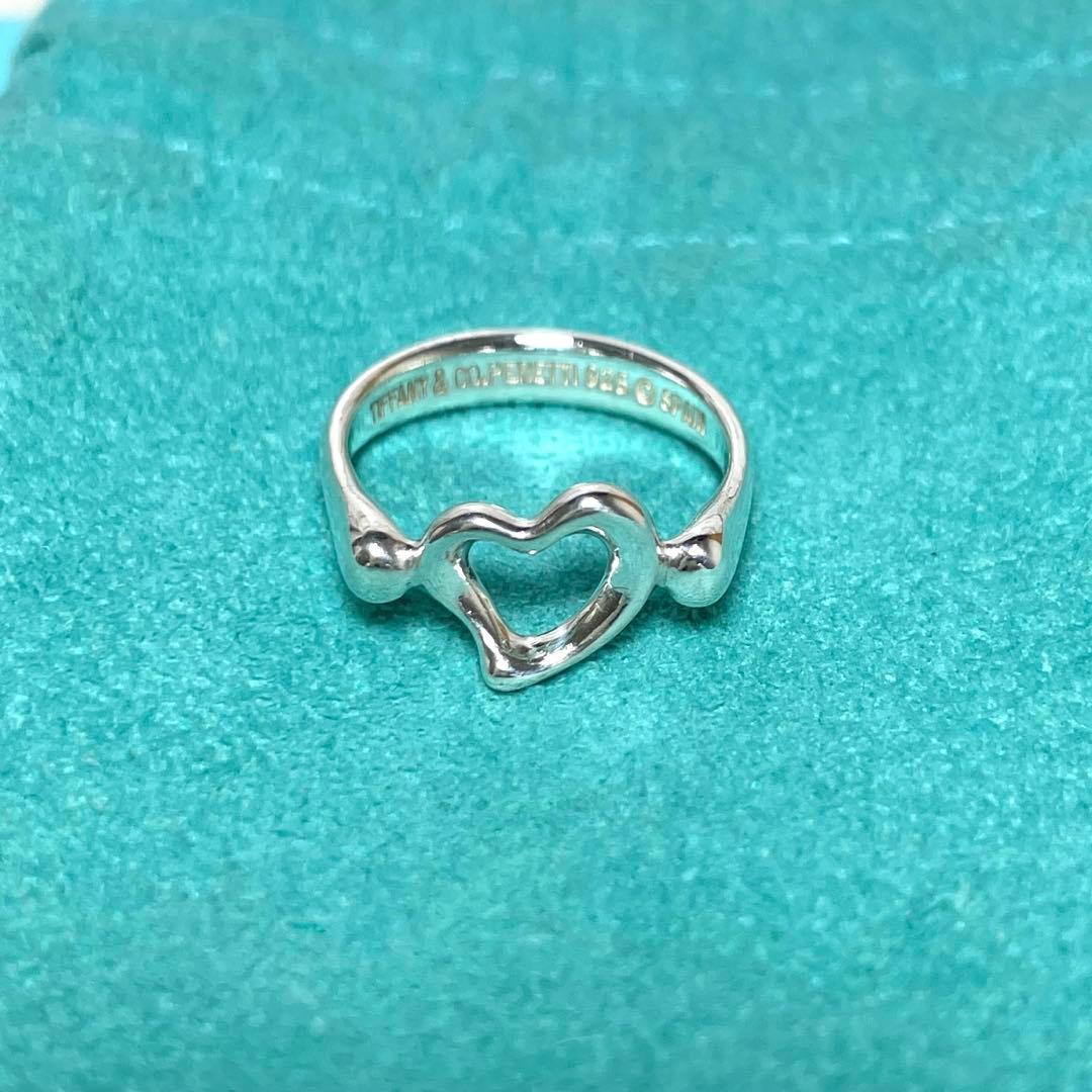 TIFFANY&Co.ティファニー　オープンハートリング　7号
