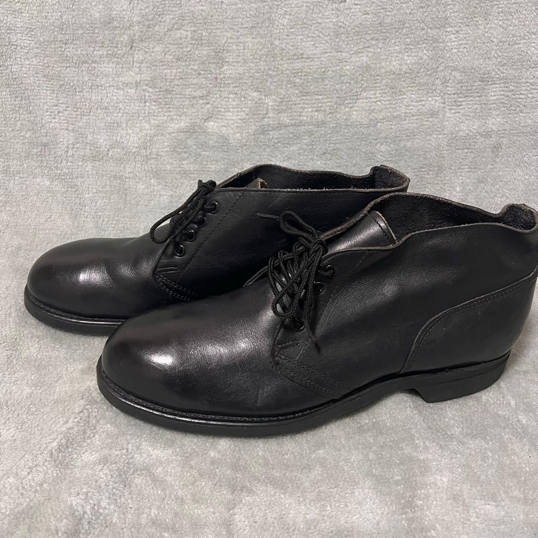 80sヴィンテージADDISON SHOE COMPANY 10.5R 革靴黒