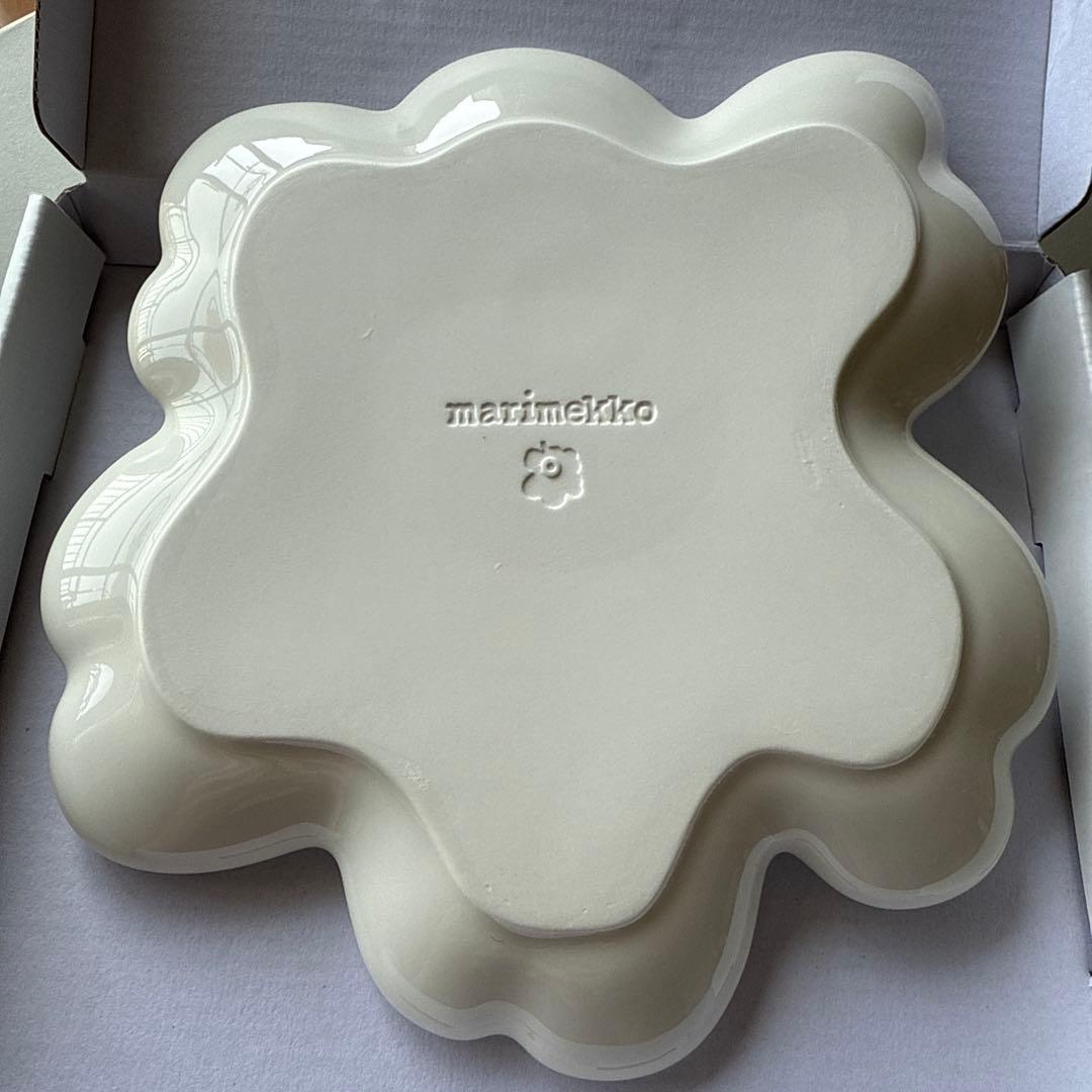 marimekko ウニッコプレート　ホワイト　②