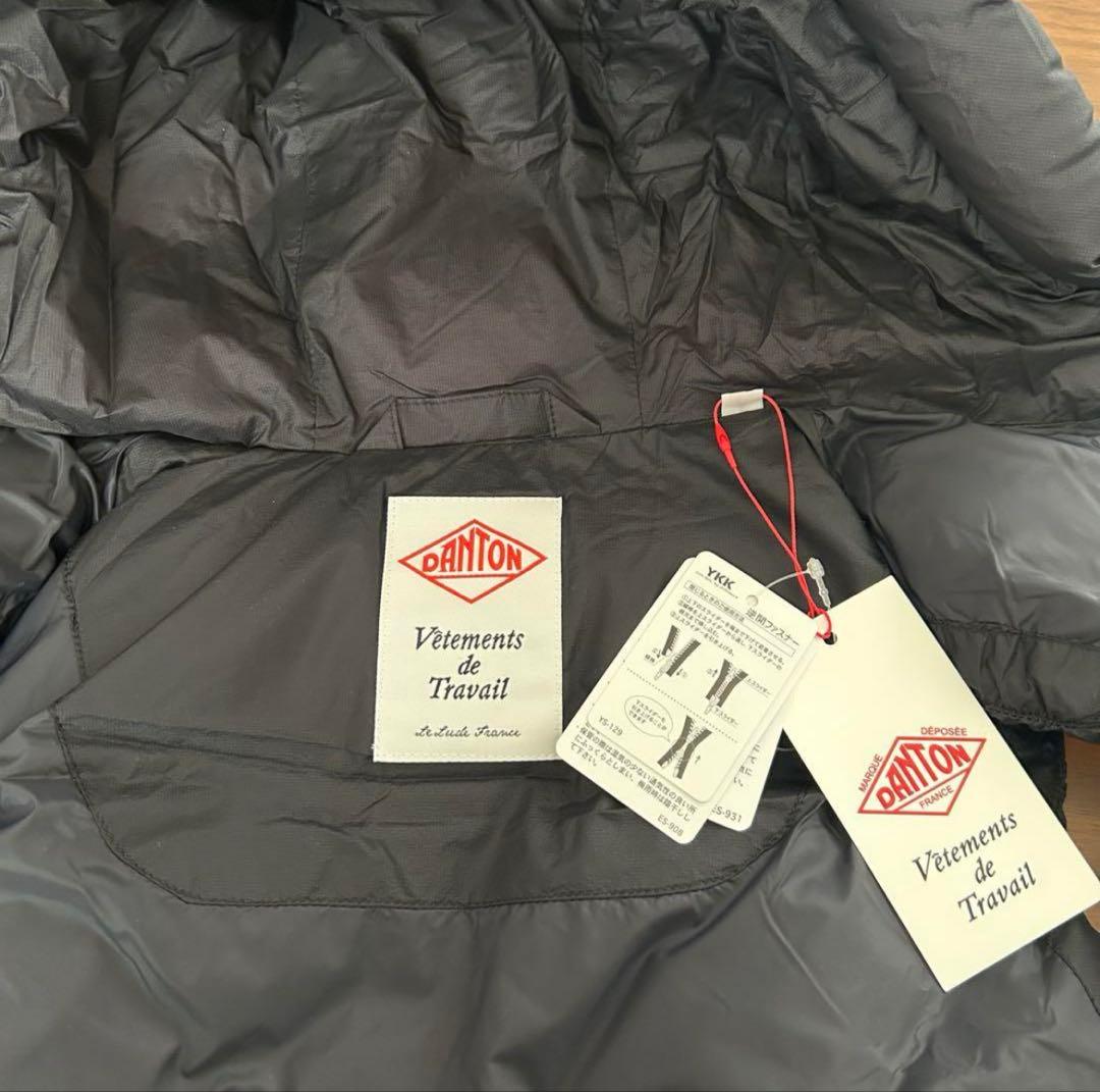 う〜たんさま専用　新品DANTONダントン　フードダウンベスト　レディースS 黒