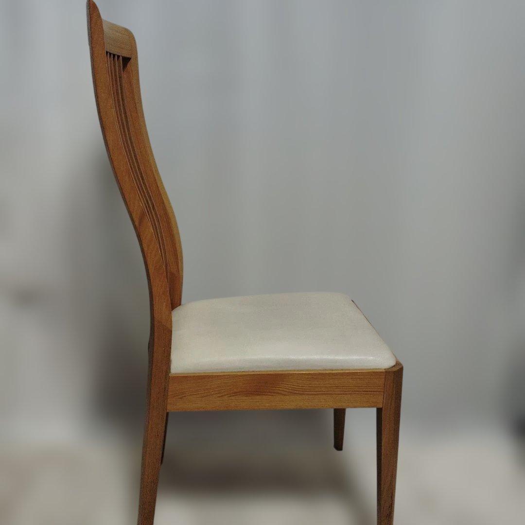 OTSUKA 大塚家具　タモ材　ハイバックチェア　椅子　１脚　木製　天然木②