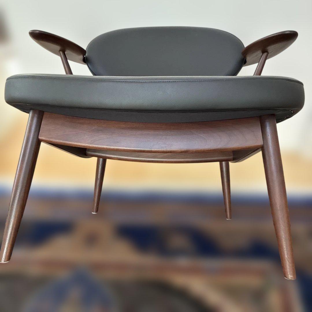 飛騨家具 柏木工 BOSS ボススタイル イージー チェア ウォールナット 本革