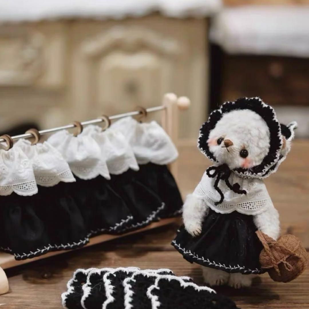 愛おしい白熊ちゃん アーティストベア 海外作家様 ハンドメイド テディベア 人気