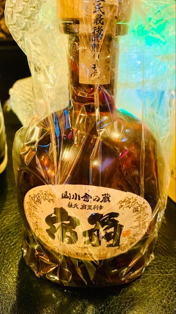 激レア終売品　「宿翁」桜咲くころ　720ml 43度　専用箱付　芋焼酎　萬膳酒造