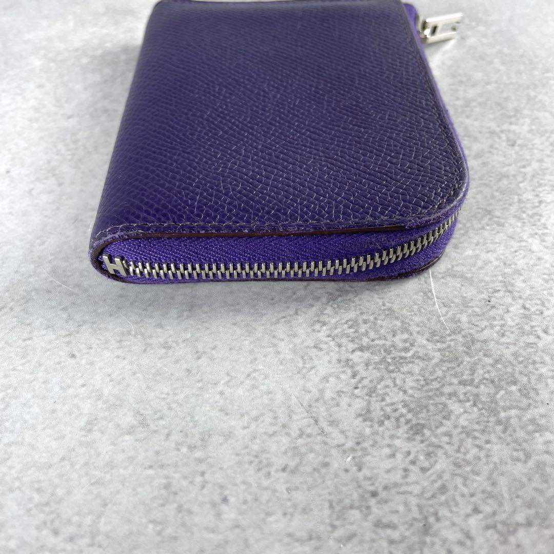 良品✨ HERMES エルメス リミックス カードケース レザー パープル