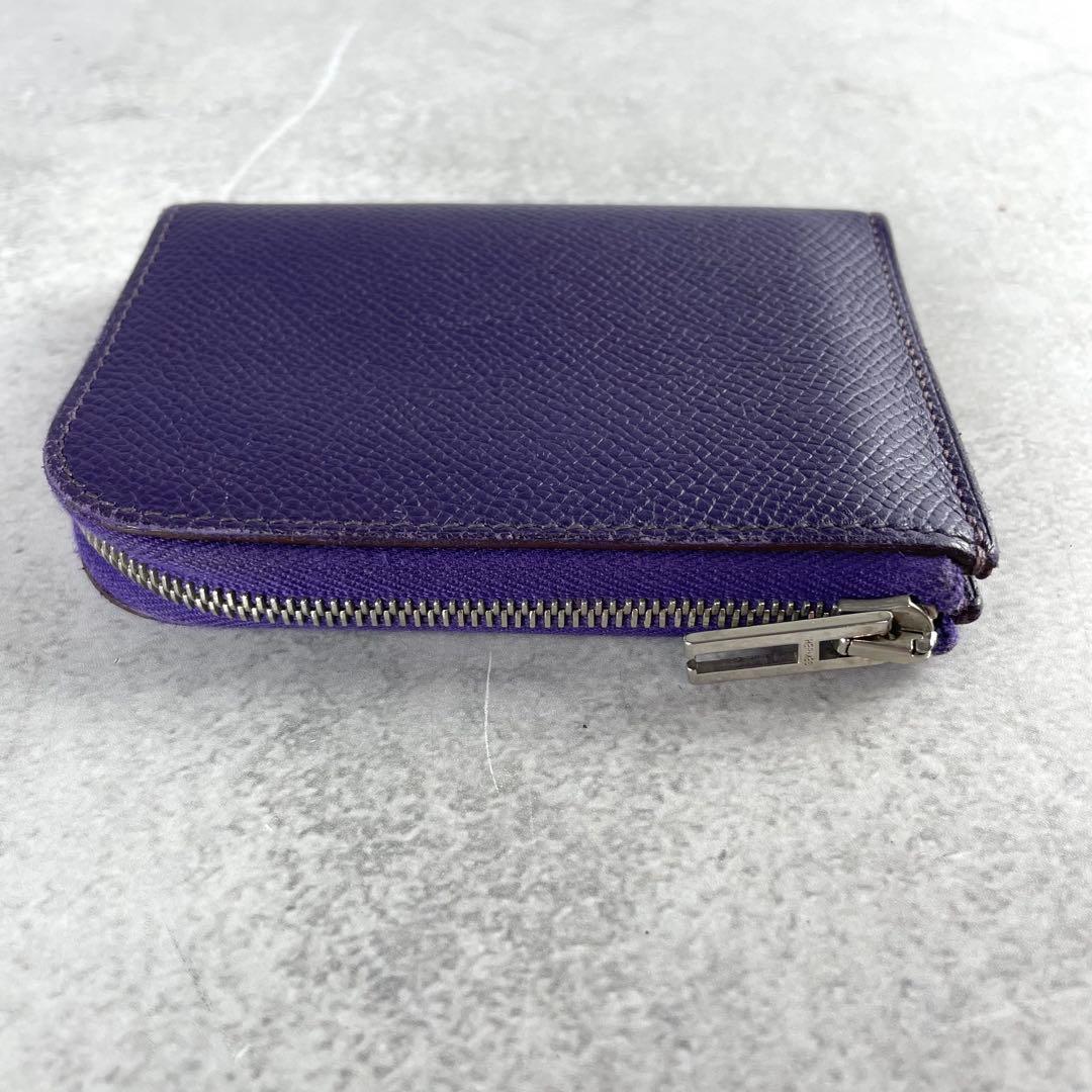 良品✨ HERMES エルメス リミックス カードケース レザー パープル