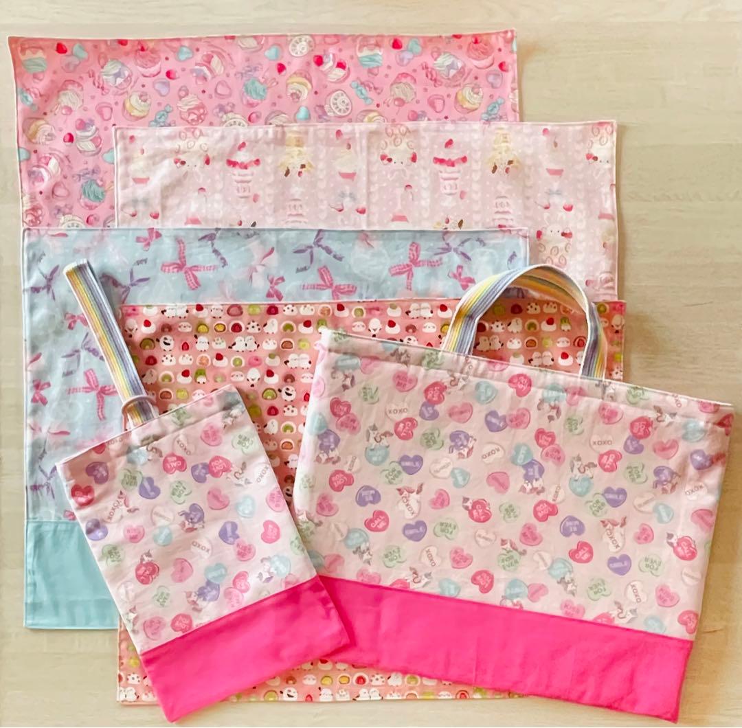 なーたん　オーダー　ハンドメイド　レッスンバック　シューズ袋