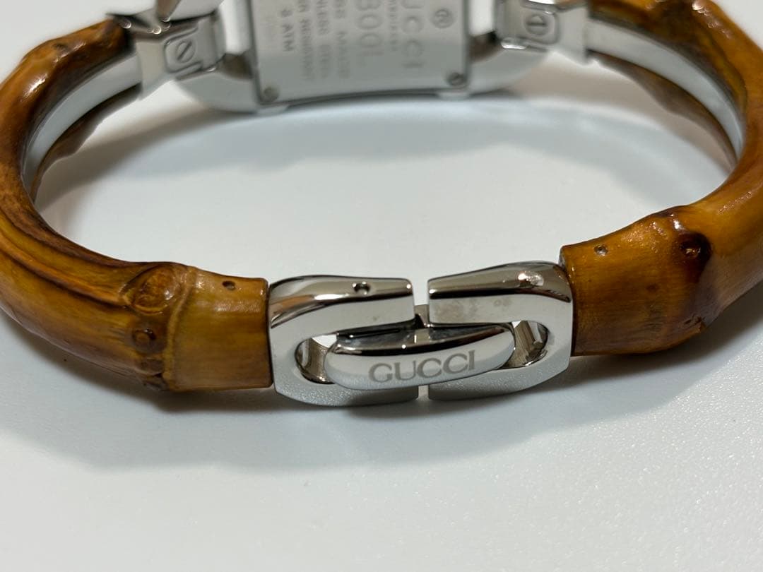 【極美品】GUCCI グッチ 6800L バンブーバングルウォッチ