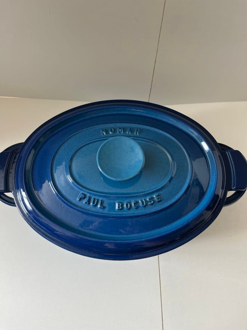 NOMAR ノマール社　ココット　オーバル　27cm ブルー