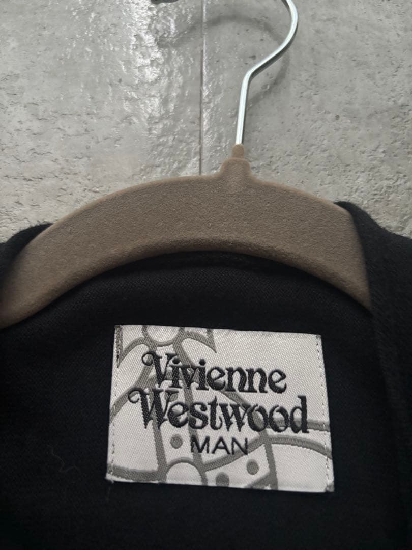 Vivienne Westwood man ポンチョ風 カーディガン　ブラック