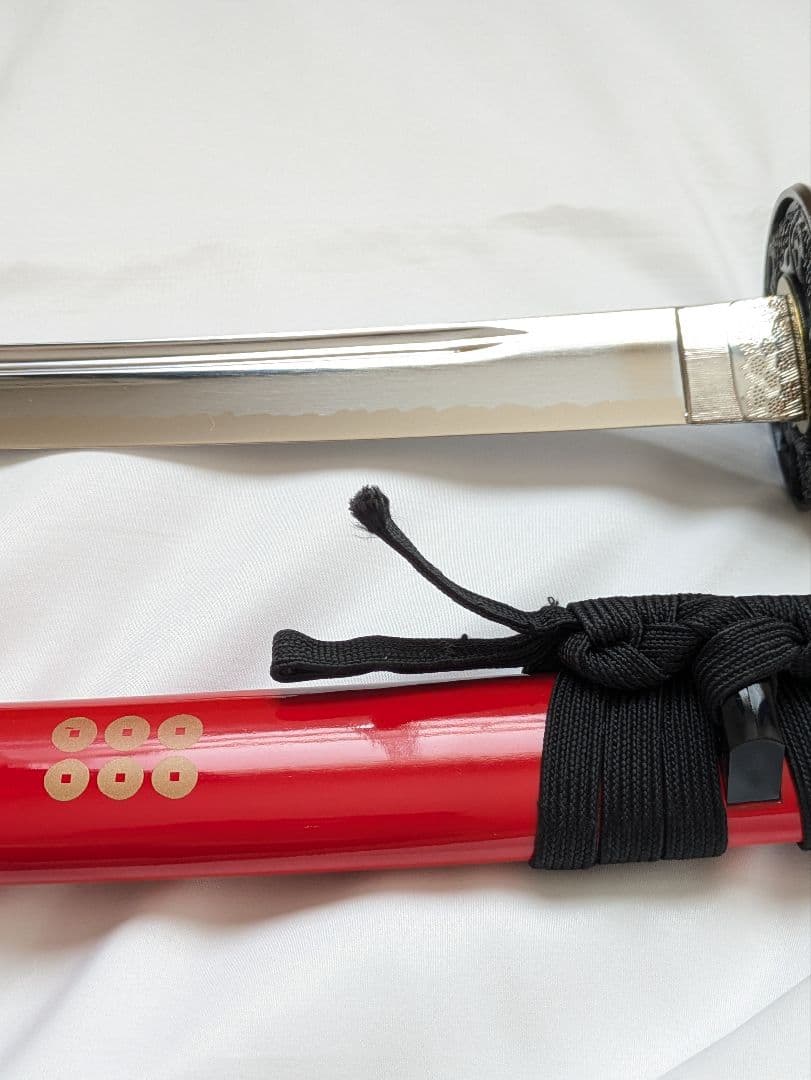 真田幸村　六文銭　朱鞘　妖刀村正　模造刀　☆