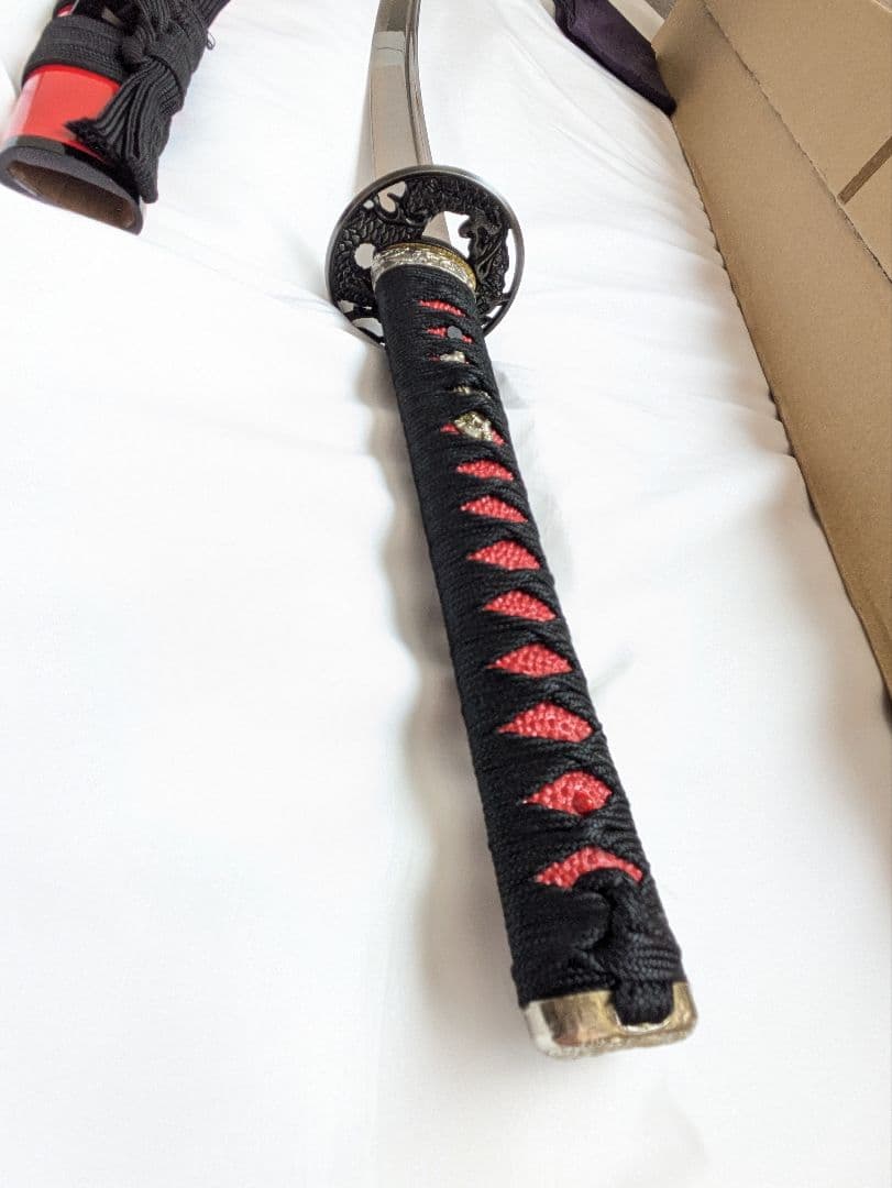 真田幸村　六文銭　朱鞘　妖刀村正　模造刀　☆