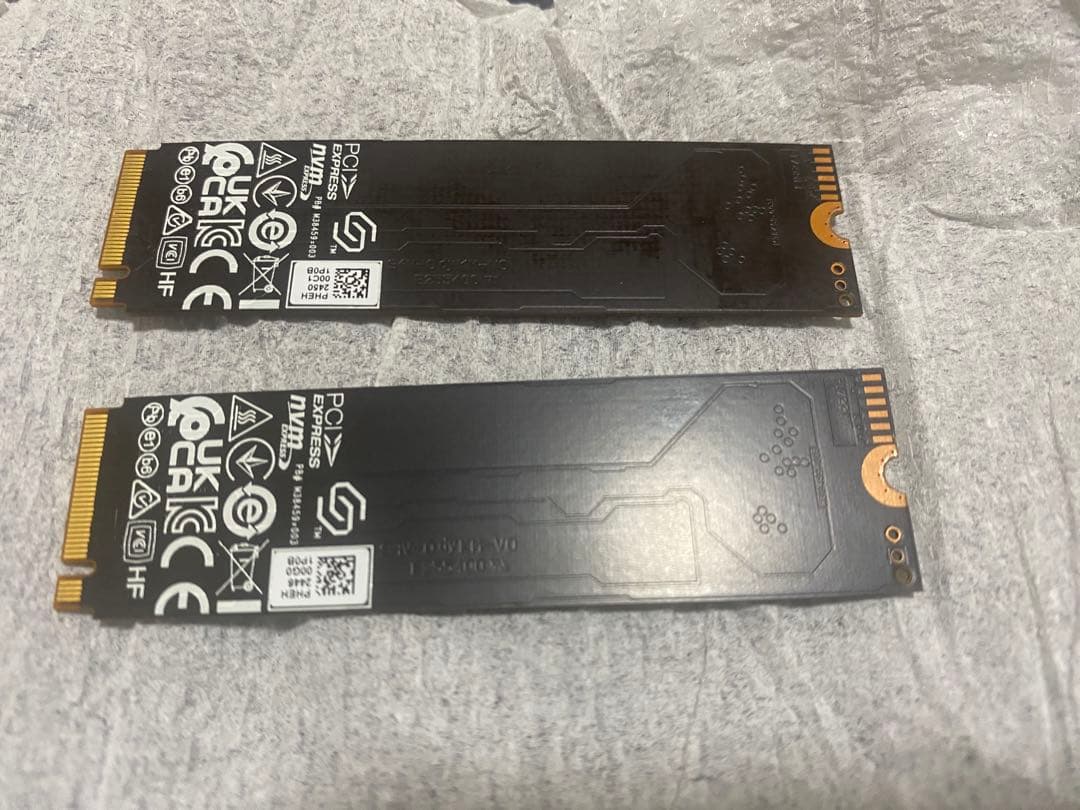 SOLIDGM P41 Plus gen4 Nvme SSD(1TB×2)正常品