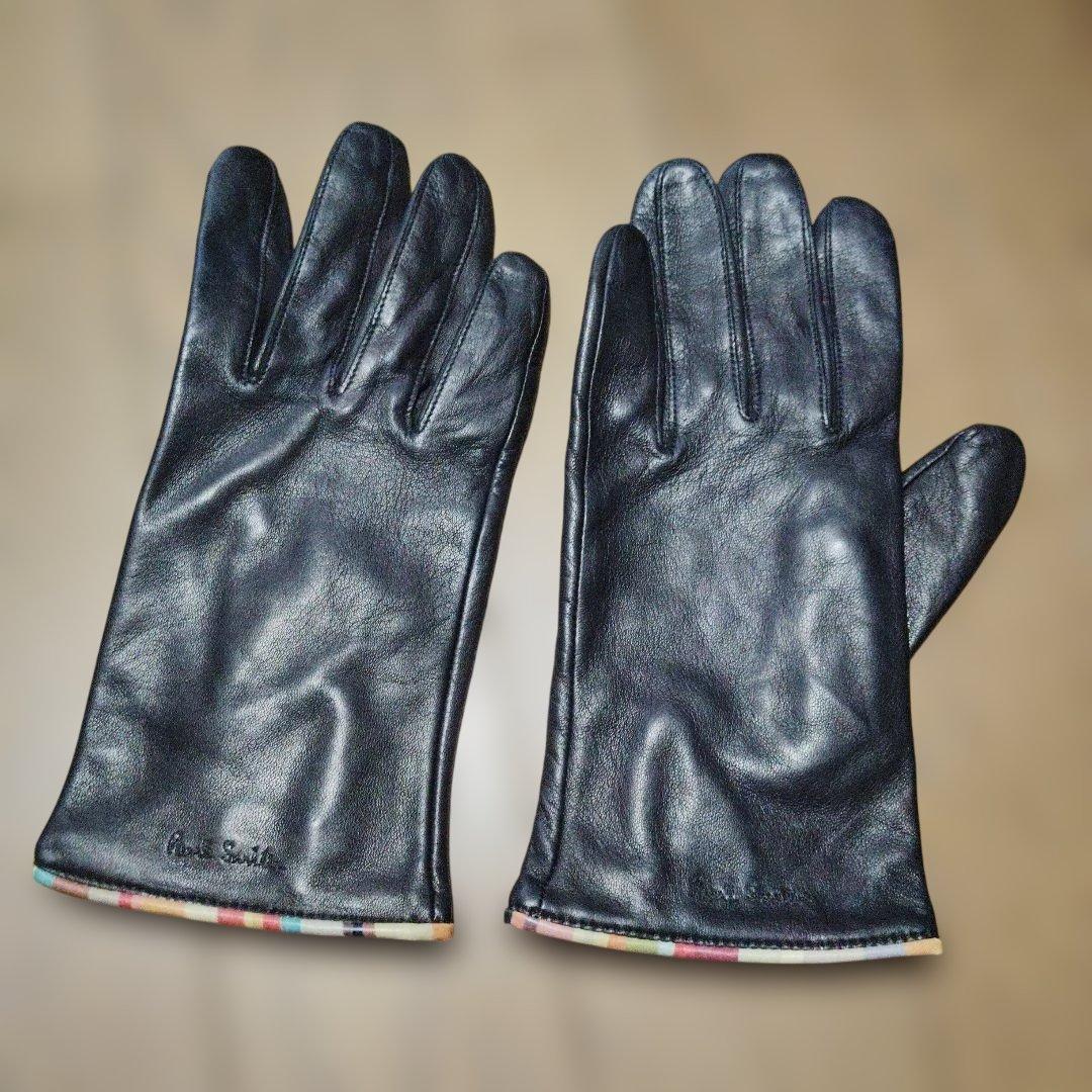ポールスミス アーティストストライプ　手袋　グローブ