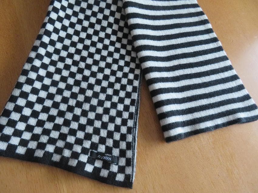 JO GORDON ジョー・ゴードン 大判ロングマフラー スコットランド製