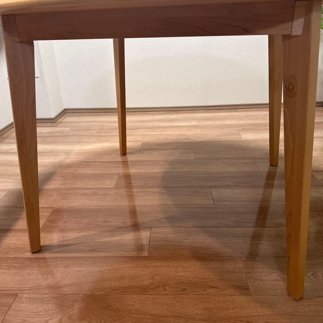 最終価格　モモナチュラル　ダイニングテーブル➕座卓用脚付