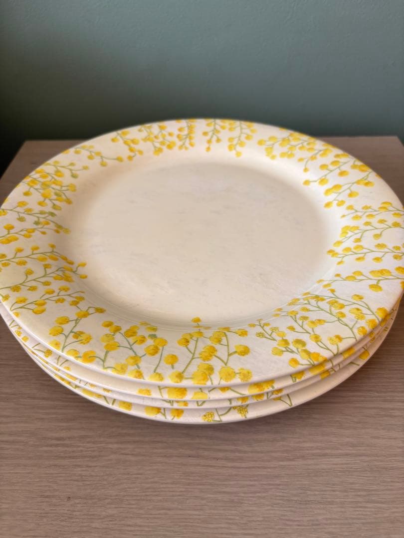 新品 ジアン gien ミモザ ディナープレート 5枚